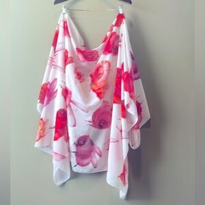 New Camilla d'Errico Artist Handmade Neck Head Scarf Shoulder Wrap Bubble Bee